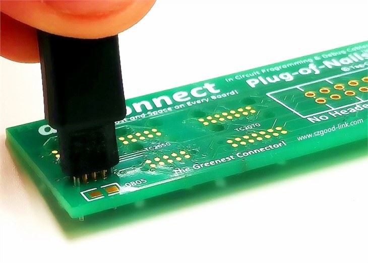 Vzmeten pozlačen konektor PCB