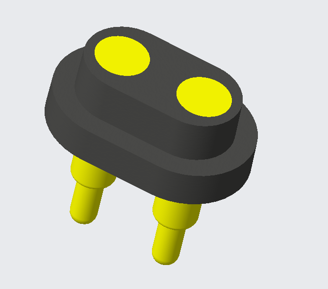 2Pins Vodotesen PogoPin priključek