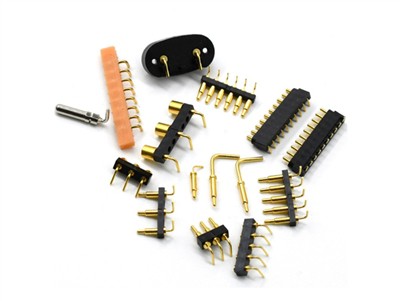 Moški in ženski pravokotni priključek Pogo Pin