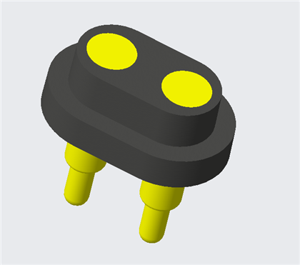 2Pins Vodotesen PogoPin priključek