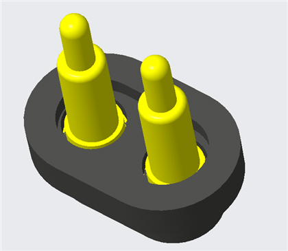 Vodotesen moški in ženski Pogo Pin konektor