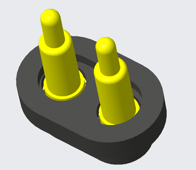 Vodotesen moški in ženski Pogo Pin konektor